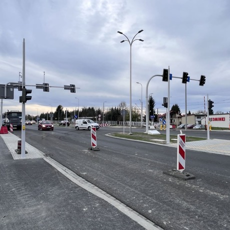 Przebudowa ul. Warszawskiej w Rzeszowie [listopad 2023] - fot 26